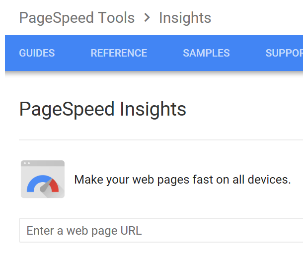 google page speed insights