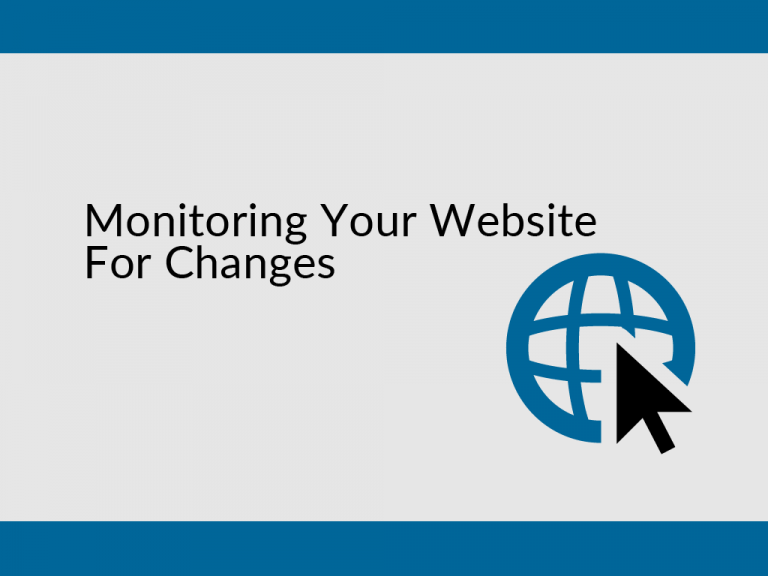 monitor-website-changes monitor your website for changes